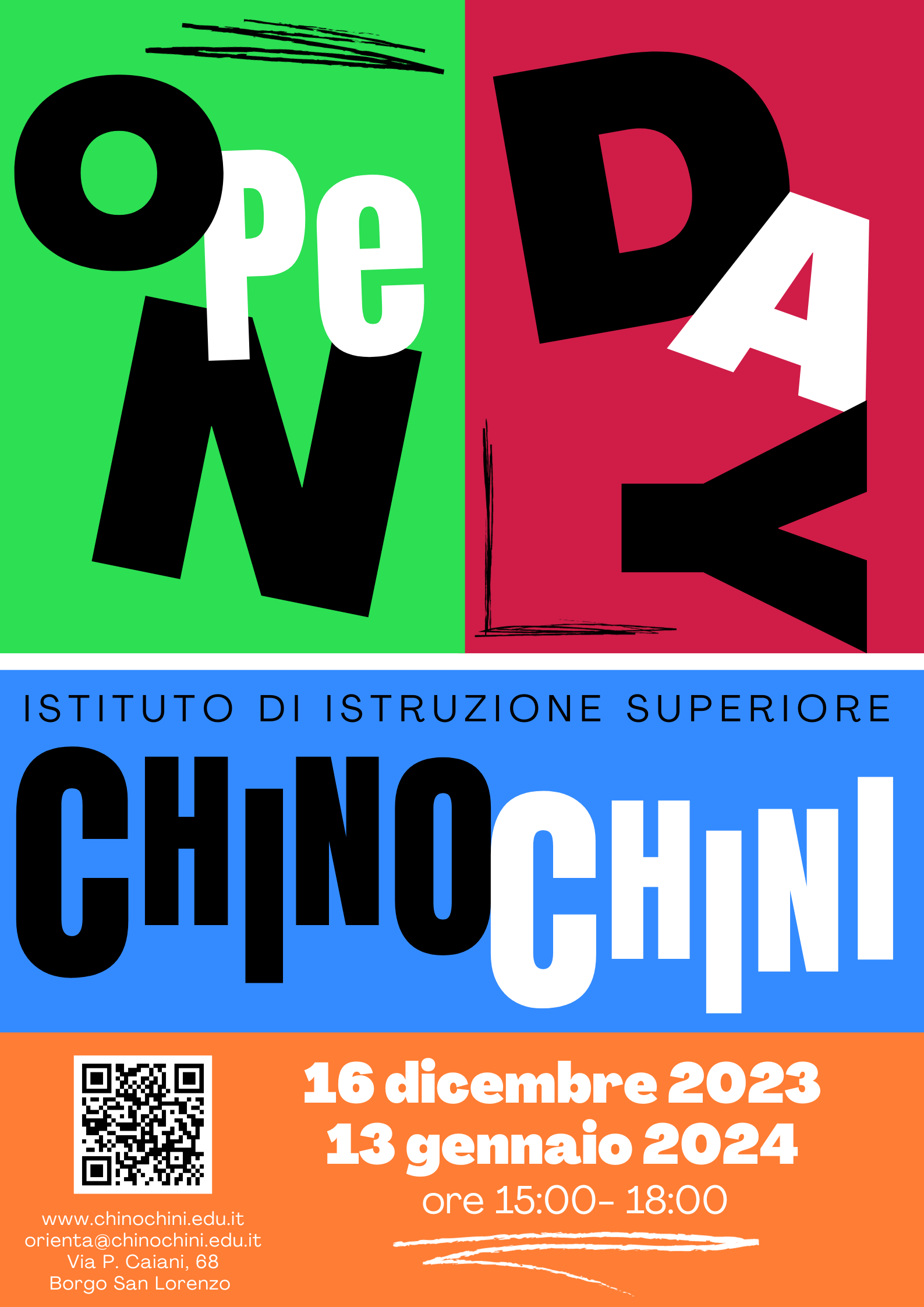 Open Day IIS Chino Chini - Borgo San Lorenzo